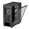 Компьютерный корпус Deepcool CC560 V2 Midi-Tower Черный - Без блока питания | Пластик АБС,Сталь
