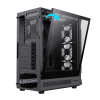 Компьютерный корпус Gamemax STARLIGHT 2 AB Midi-Tower Черный - Без блока питания | Металл,Закаленное стекло