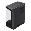Carcasă PC Gamemax VISTA COC AB Midi-Tower Negru - Fără PSU | Aluminiu,Sticlă călită