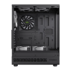 Carcasă PC Gamemax VISTA COC AB Midi-Tower Negru - Fără PSU | Aluminiu,Sticlă călită