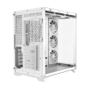Carcasă PC Gamemax HYPE-A Midi-Tower Alb - Fără PSU | Metal, sticlă călită