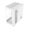 Carcasă PC Gamemax HYPE-A Midi-Tower Alb - Fără PSU | Metal, sticlă călită