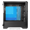 Carcasă PC Chieftec GA-01B-L-OP Midi-Tower Negru - Fără PSU | Oțel | RGB