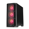 Carcasă PC Chieftec GA-01B-L-OP Midi-Tower Negru - Fără PSU | Oțel | RGB
