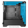 Carcasă PC Chieftec GA-01B-L-OP Midi-Tower Negru - Fără PSU | Oțel | RGB