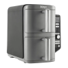 Friteuză cu aer cald Ninja Double Stack XL Gri - 2470 W | 4.75 l | Antiaderent Friteuză cu aer cald Ninja Double Stack XL Gri - 2470 W | 4.75 l | Antiaderent
