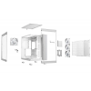 Carcasă PC be quiet! LIGHT BASE 600 LX Midi-Tower Alb - Fără PSU | ABS Plastic,Oțel,Sticlă călită | ARGB