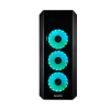 Carcasă PC Chieftec GL-03B-UC-OP Midi-Tower Negru - ATX | Oțel,Sticlă călită | RGB