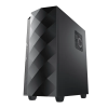 Компьютерный корпус Gamemax DIAMOND CP BK Midi-Tower Черный - Без блока питания | ARGB