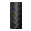 Компьютерный корпус Gamemax DIAMOND CP BK Midi-Tower Черный - Без блока питания | ARGB