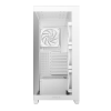 Carcasă PC Deepcool CG580 4F V2 Midi-Tower Alb - Fără PSU | ABS Plastic,Oțel,Sticlă călită | ARGB