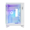 Компьютерный корпус Chieftec Visio, Midi-Tower, Без блока питания, Белый - Без блока питания | Металл,Закаленное стекло | ARGB
