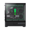 Компьютерный корпус Gamemax VISTA 2 AB Midi-Tower Черный - Без блока питания | Металл, закаленное стекло