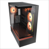Carcasă PC Cougar CFV 235 Midi-Tower Negru - Fără PSU | Metal, sticlă călită
