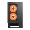 Carcasă PC Cougar OmnyX Midi-Tower Negru - Fără PSU | Oțel, plastic ABS, Sticlă călită