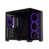 Carcasă PC ASUS A32 Plus Midi-Tower Negru - Fără PSU | Oțel, plastic ABS, Sticlă călită | ARGB