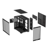 Carcasă PC ASUS A32 Plus Midi-Tower Negru - Fără PSU | Oțel, plastic ABS, Sticlă călită | ARGB