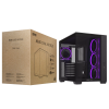 Carcasă PC ASUS A32 Plus Midi-Tower Negru - Fără PSU | Oțel, plastic ABS, Sticlă călită | ARGB
