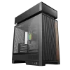 Carcasă PC Deepcool CL6600 Midi-Tower Negru - Fără PSU | Oțel, plastic ABS, Sticlă călită | ARGB