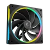 Carcasă PC Deepcool CL6600 Midi-Tower Negru - Fără PSU | Oțel, plastic ABS, Sticlă călită | ARGB