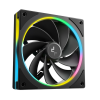 Carcasă PC Deepcool CL660 Midi-Tower Negru - Fără PSU | Oțel, plastic ABS, Sticlă călită | ARGB
