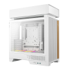 Carcasă PC Deepcool CL660 WH Midi-Tower Alb - Fără PSU | Oțel, plastic ABS, Sticlă călită | ARGB