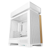 Carcasă PC Deepcool CL660 WH Midi-Tower Alb - Fără PSU | Oțel, plastic ABS, Sticlă călită | ARGB