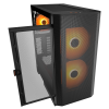 Carcasă PC Cougar Airface FLO RGB Midi-Tower Negru - Fără PSU | Oțel, plastic ABS, Sticlă călită | ARGB Carcasă PC Cougar Airface FLO RGB Midi-Tower Negru - Fără PSU | Oțel, plastic ABS, Sticlă călită | ARGB