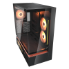 Carcasă PC Cougar CFV235 Vision Midi-Tower Negru - Fără PSU | Oțel, plastic ABS, Sticlă călită Carcasă PC Cougar CFV235 Vision Midi-Tower Negru - Fără PSU | Oțel, plastic ABS, Sticlă călită