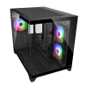Компьютерный корпус Cougar FV150 Mini RGB Mini-Tower Черный - Без блока питания | Сталь, Пластик ABS, Закаленное стекло