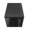 Carcasă PC Deepcool CG380 3F Mini-Tower Negru - Fără PSU | Oțel, plastic ABS, Sticlă călită