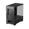 Carcasă PC Deepcool CG380 3F Mini-Tower Negru - Fără PSU | Oțel, plastic ABS, Sticlă călită