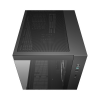 Carcasă PC Deepcool CG330 3F Midi-Tower Negru - Fără PSU | Oțel, plastic ABS, Sticlă călită