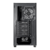 Carcasă PC Chieftec Hunter 3 Midi-Tower Negru - Fără PSU | Oțel, plastic ABS, Sticlă călită