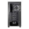 Carcasă PC Chieftec Hunter 3 Midi-Tower Negru - Fără PSU | Oțel, plastic ABS, Sticlă călită