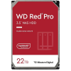 Жесткий диск Western Digital WD Red Pro 22 ТБ - 3.5" | SATA-3 (6 Гбит/сек) Жесткий диск Western Digital WD Red Pro 22 ТБ - 3.5