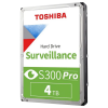 Unitate HDD Toshiba S300 Pro 4 TB - 3.5" | 281 MB /s | SATA-3 (6 Gb/s) Unitate HDD Toshiba S300 Pro 4 TB - 3.5
