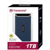 Внешний портативный SSD накопитель Transcend ESD370C 1 ТБ Морской Синий Внешний портативный SSD накопитель Transcend ESD370C 1 ТБ Морской Синий