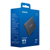 Внешний портативный SSD накопитель Samsung T7 4 ТБ Titan Gray Внешний портативный SSD накопитель Samsung T7 4 ТБ Titan Gray