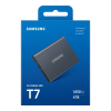 Внешний портативный SSD накопитель Samsung T7 4 ТБ Titan Gray Внешний портативный SSD накопитель Samsung T7 4 ТБ Titan Gray