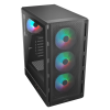 Carcasă PC Cougar Airface Pure RGB Midi-Tower Negru - Fără PSU | Metal, sticlă călită Carcasă PC Cougar Airface Pure RGB Midi-Tower Negru - Fără PSU | Metal, sticlă călită