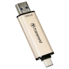 USB Flash накопитель Transcend JetFlash 930C 128 ГБГБ Gold - 420 МБ/с | 400 МБ/с