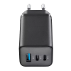 Зарядное устройство Cellularline Charger GAN Черный - 65 Вт | micro-USB