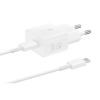 Încărcător Samsung Fast Travel EP-T2510 with cable Alb - 25 W | USB Type-C Încărcător Samsung Fast Travel EP-T2510 with cable Alb - 25 W | USB Type-C