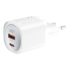 Încărcător XO CE30 Alb - 30 W | USB Type-A ,USB Type-C