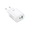 Încărcător XO CE30 Alb - 30 W | USB Type-A ,USB Type-C