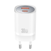 Încărcător XO CE30 Alb - 30 W | USB Type-A ,USB Type-C