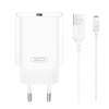 Încărcător XO CE33 + Lightning Alb - 18 W | USB Type-A ,Lightning