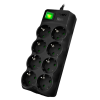 Сетевой фильтр SVEN SV-021610 Черный - 3 м | 3680 Вт | 8 Сетевой фильтр SVEN SV-021610 Черный - 3 м | 3680 Вт | 8