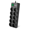 Сетевой фильтр SVEN SF-10E-16 Черный - 3 м | 3680 Вт | 10 Сетевой фильтр SVEN SF-10E-16 Черный - 3 м | 3680 Вт | 10